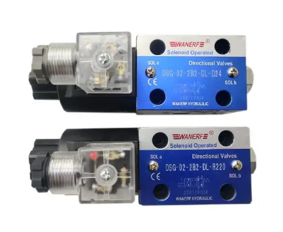 WANERF 솔레노이드 작동식 방향 밸브 DSG-02-2B2-DL-R220 DSG-02-2B2-DL LW-D24 DSG-02-2B3 2B8 2B2B 2B3B 2B60B-DL R1
