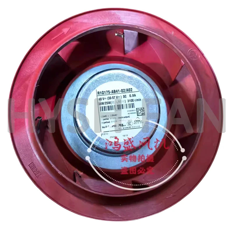원심 블로워 냉각팬 R1G175-AB41-02 A02 48V 34W 신
