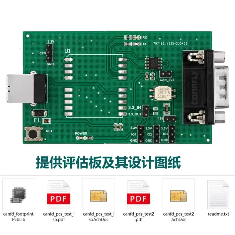 USB-CAN FD 모듈 PCAN Linux 소켓은 CAN FD직렬 포트를 열 수 있습니다.