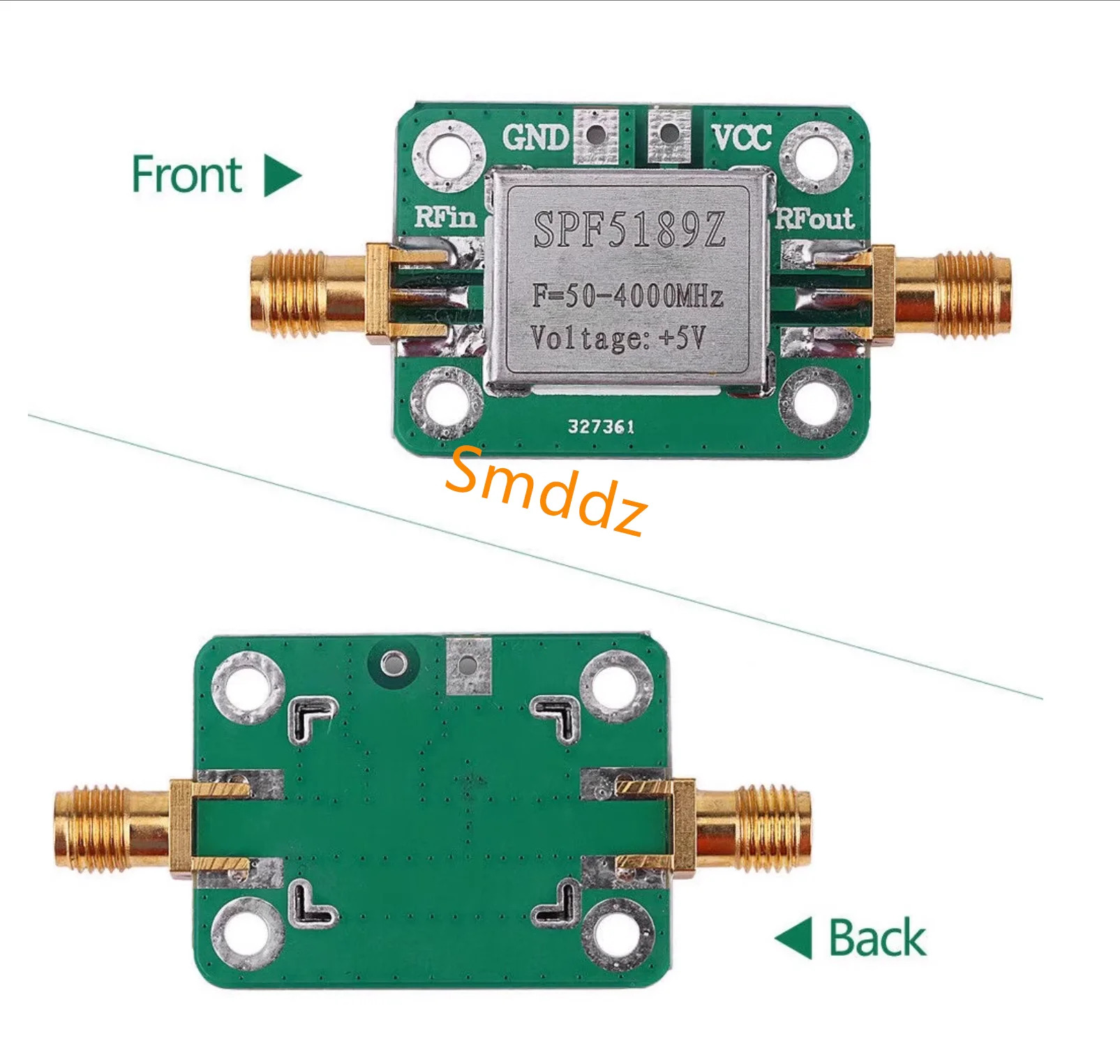 10개 SPF5189 RF 저잡음 증폭기 LNA 50-4000MHz NF0.6dB - 차폐 쉘 포함