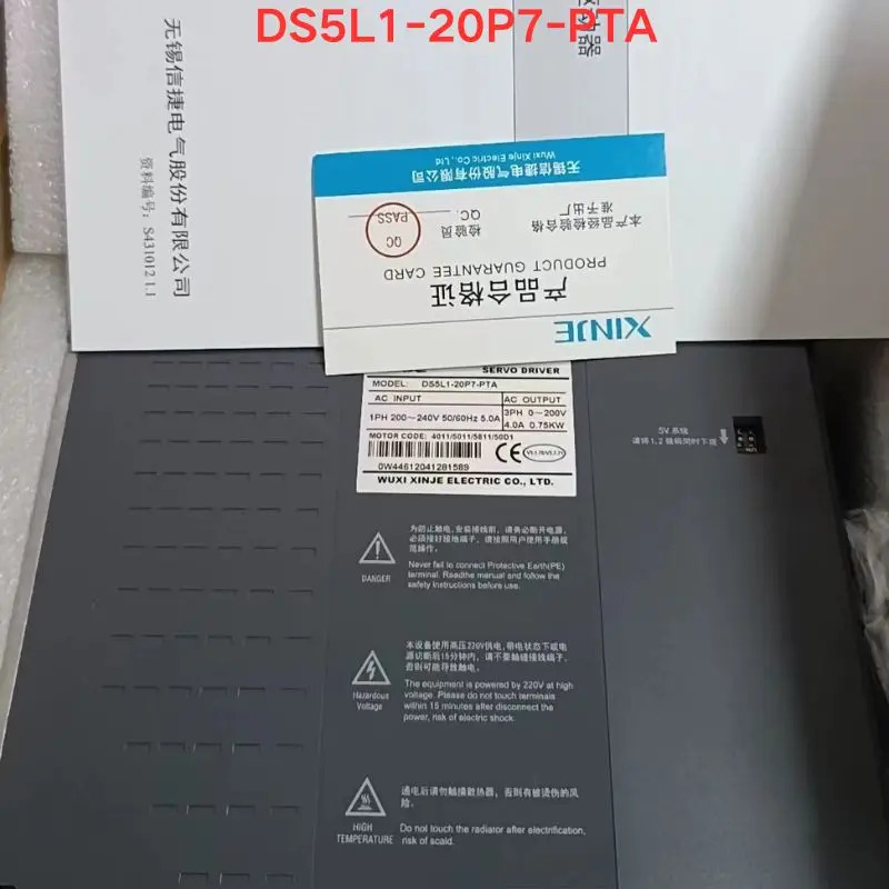Xinjie 서보 드라이브 DS5L1-20P7-PTA 기능 리퍼 정상