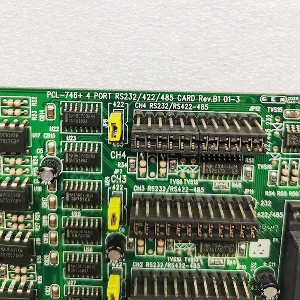 어드밴텍 PCL-7464포트 RS-232/422/485 REV B1 캡처 카드