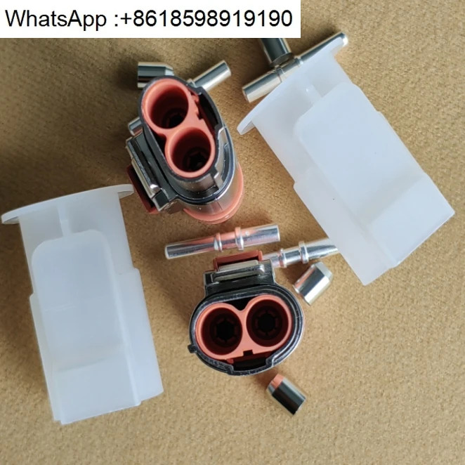 PL182X-60-2.5 플매트 카펫 러그 Amphenol 자동차 커넥터 고전압 2방향단주황색