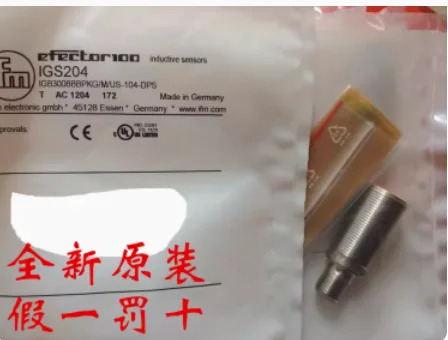 독일산 IFM 스위치 IGS204 IGB3008BBPKG/M/US-104-DPS T AC 1204 172 오리지널 신
