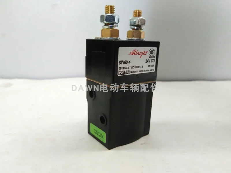 SW60B-8 SW60-4 전기 자동차 접촉기 12V 24V 36V 48V 80V 알브라이트 SW60