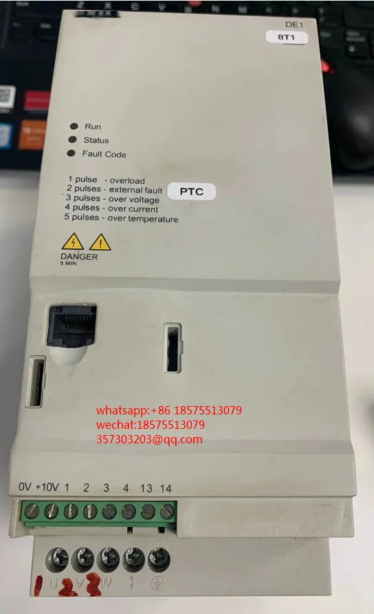 DE1-34011FN-N20N 가변 속도 스타터 PowerXL DE1 7.5 kW 400 0-500V11.3A 2.5KW 7.5hp호환3ph0-300HZ