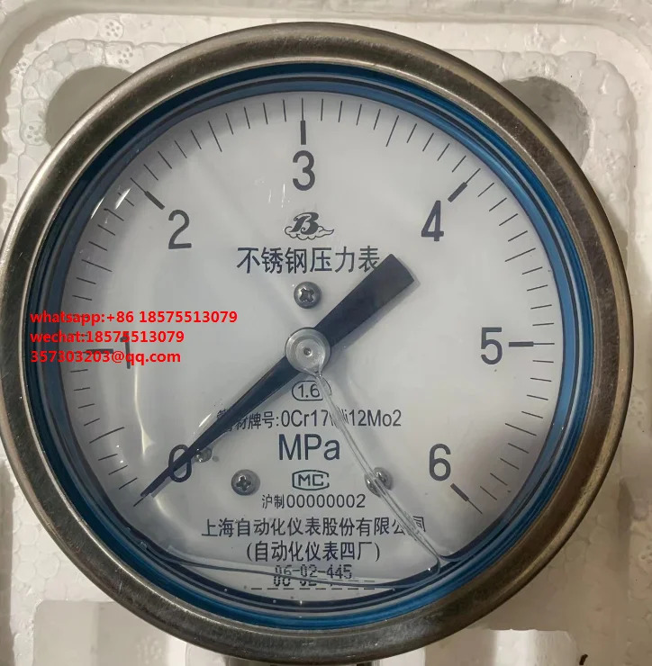 Y-100B-F 스테인레스 스틸 압력 게이지 신