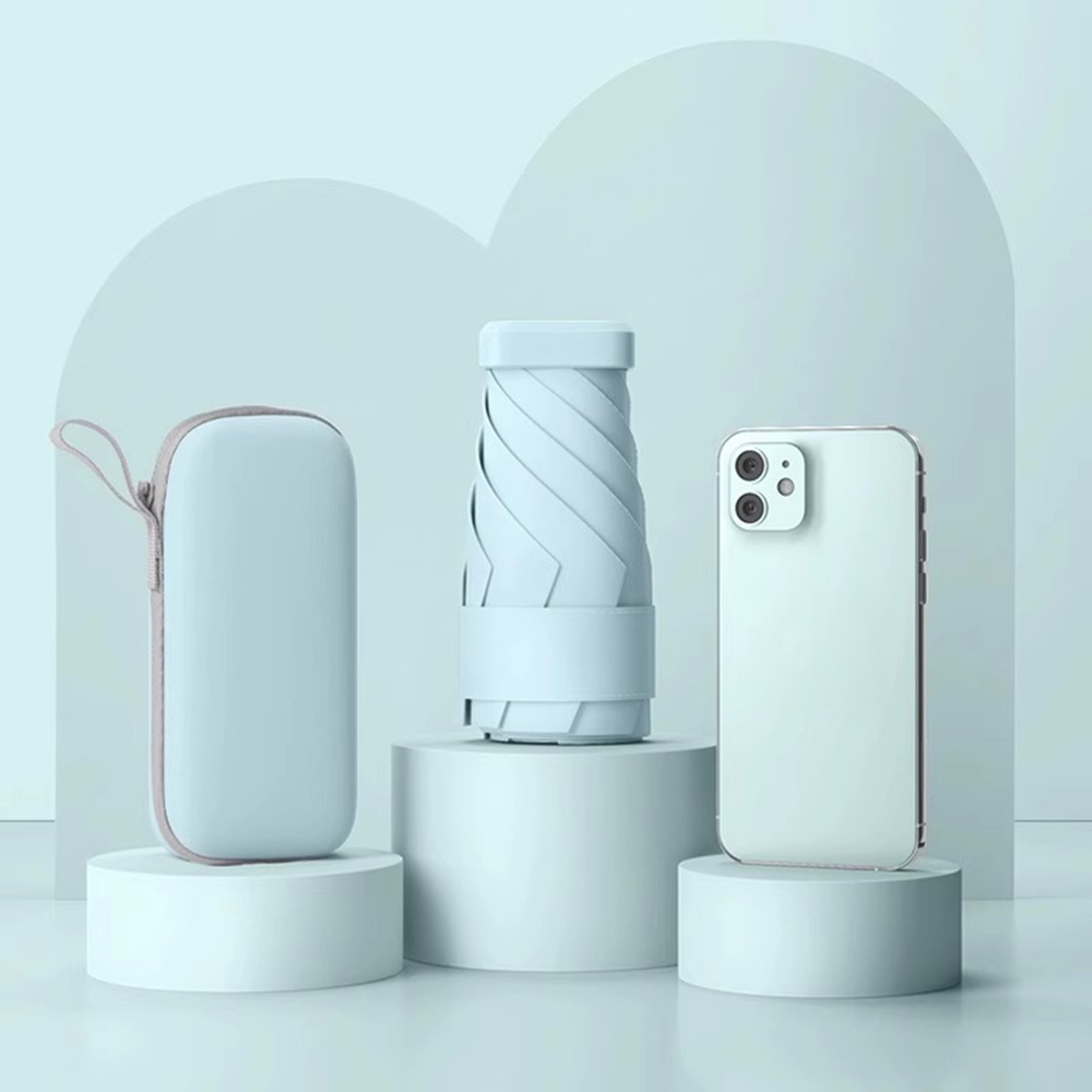 초경량 미니 양우산 접이식 UV 차단 암막 우산 - 상세 이미지 3