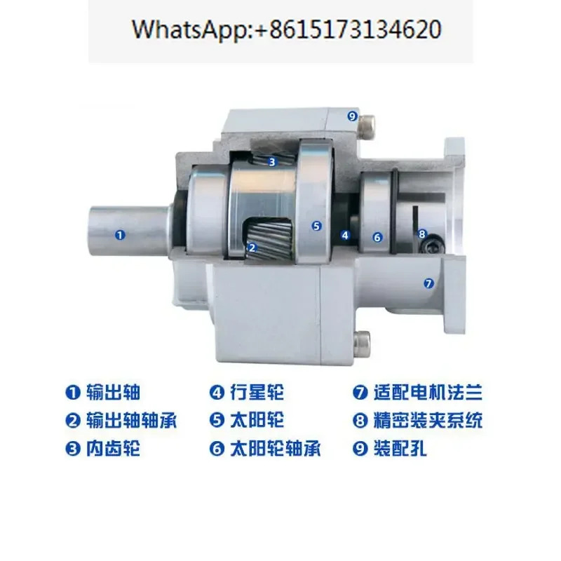 VRSF-S5C-400-T3 헬리컬 유성 감속기 400W 750W 78ZDR5-750T1