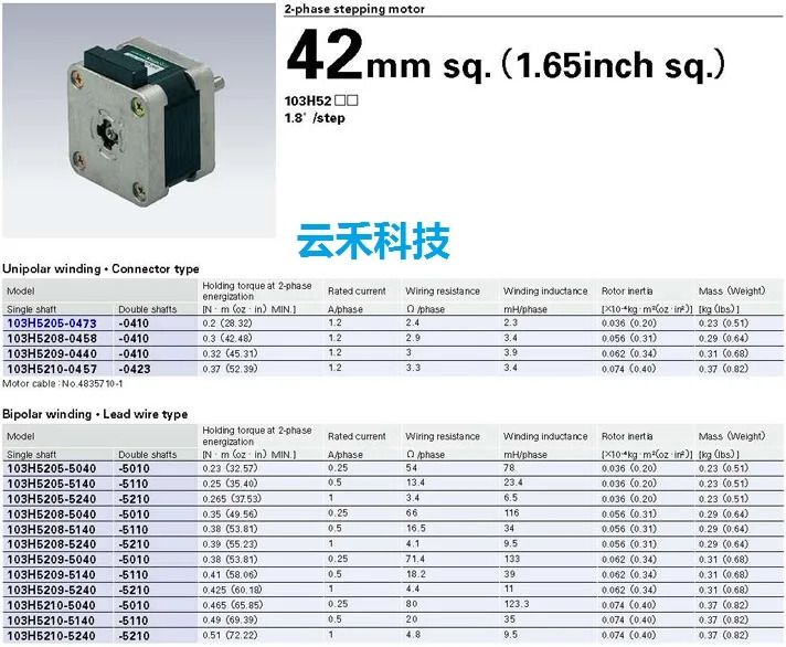 모터 103H5205-0473/103H5208-0458