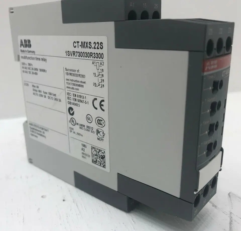 ABB 시릴레이 CT-MXS.22S 24-48VDC 24-240VAC 신