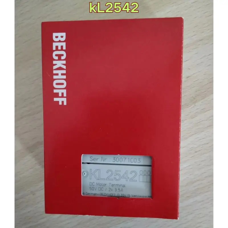 Beckhoff 모듈 kL2542 신