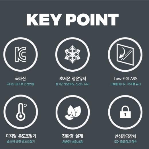 곡면형 초저온 냉동쇼케이스 호프 편의점 음식점 아이스크림 쇼케이스냉동고 - 상세 이미지 5