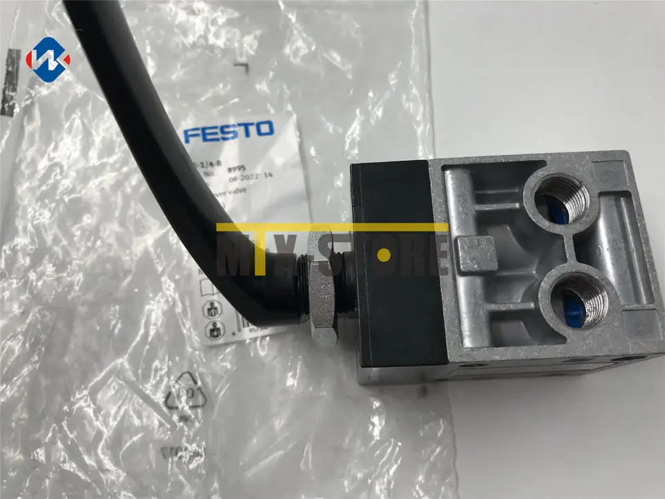 공압 핸드 레버 밸브 Festo H-5-1 4-B 8995 신