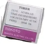 마코토 타이머 커넥터 MT48S-AB 시1M 10M 1H 10H 볼트 24-240V AC/DC 주파수 50/60Hz MT48S-B