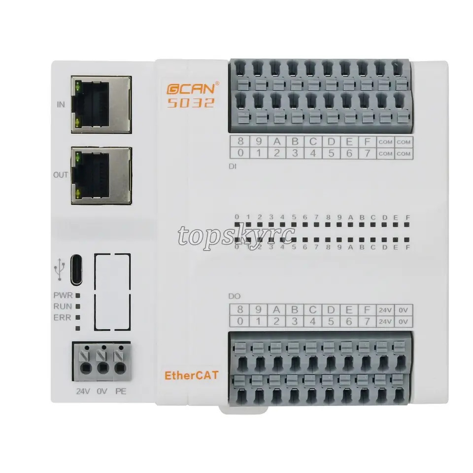원격 IO 모듈 디지털 2CH EtherCAT 16CH DI DO GCAN-5032