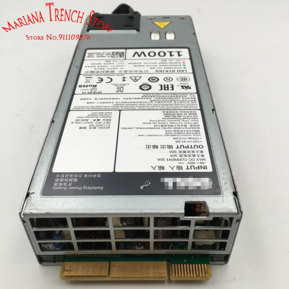 DELLDC 전원공급장치 1100W 48V