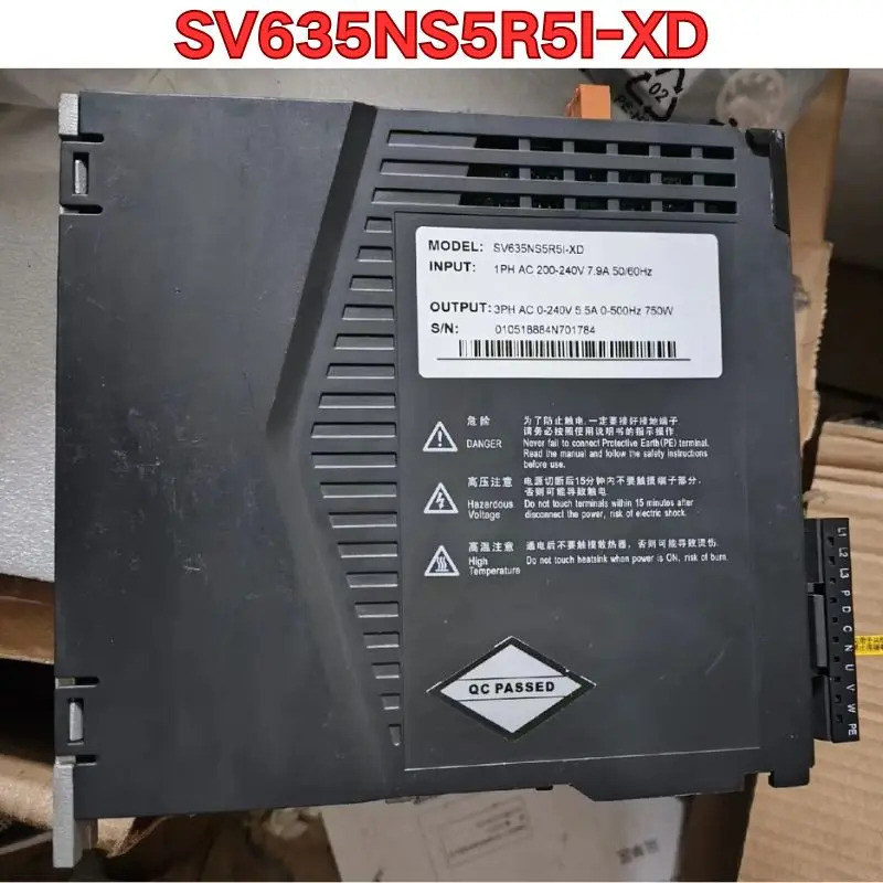 리퍼 SV635NS5R5I-XD 서보 드라이브작동 상태