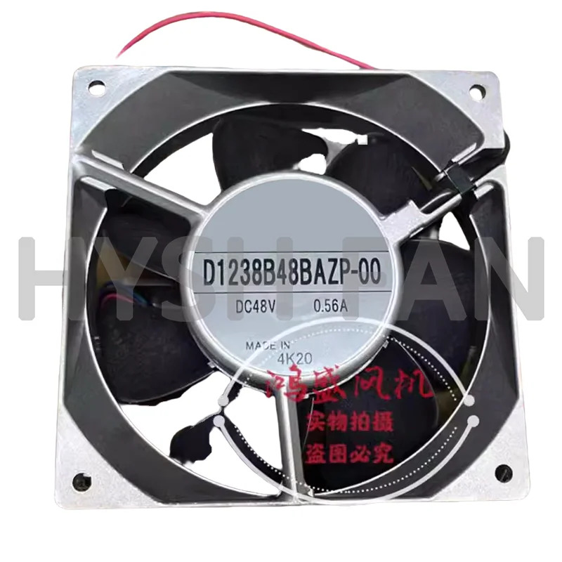 D1238B48BAZP-00 알루미늄프레임 냉각팬 48V 0.56A 12038 신