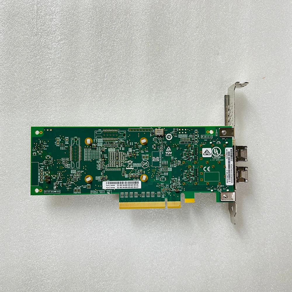 Qlogic QLE2692 QLE2692-SR 16Gb FC 듀얼 포트 파이버 채널 카드 HAB 카드용