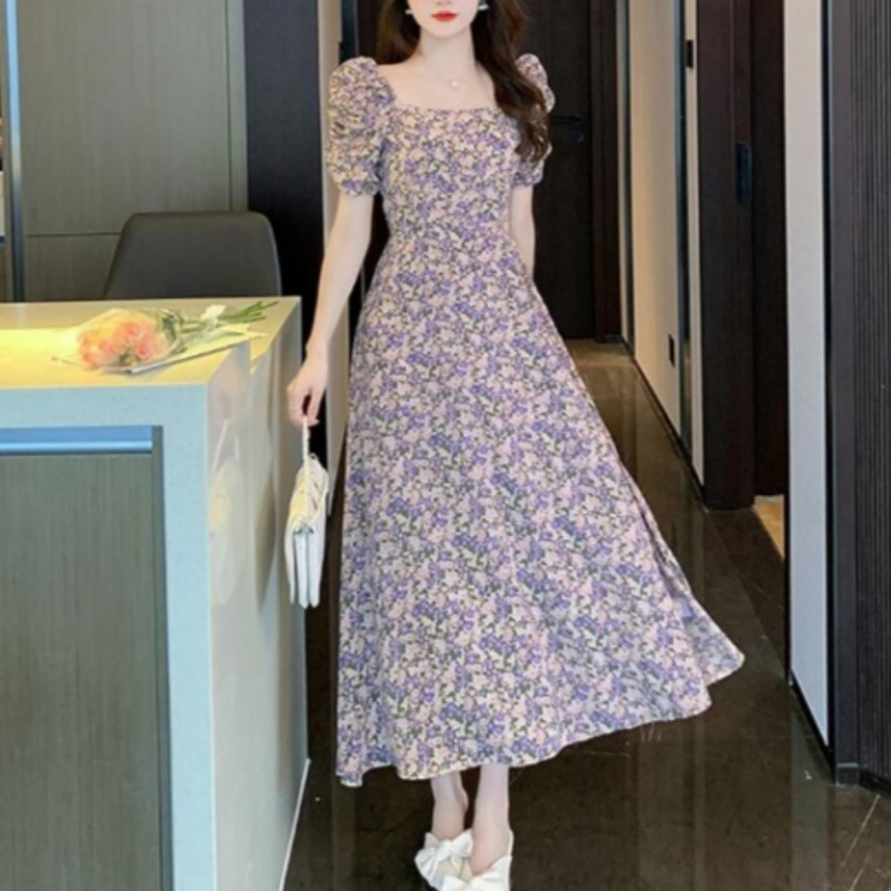 플로라 여신핏 오프숄더 플라워 원피스LACH4903569 - 상품 이미지