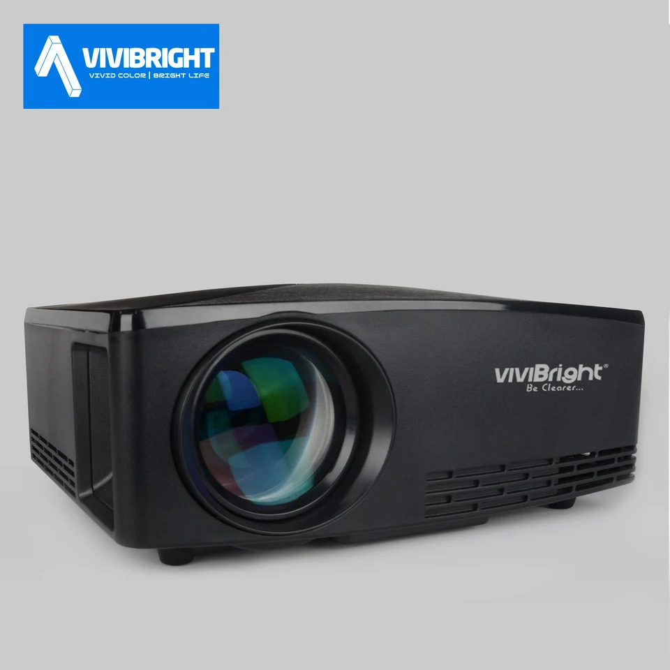 Vivibright C80UP 미니 멀티미디어 1080p 풀 hd 비디오 proyector USB VGA LED 라이트 홈 시네마 극장 키즈 lcd 프로젝터