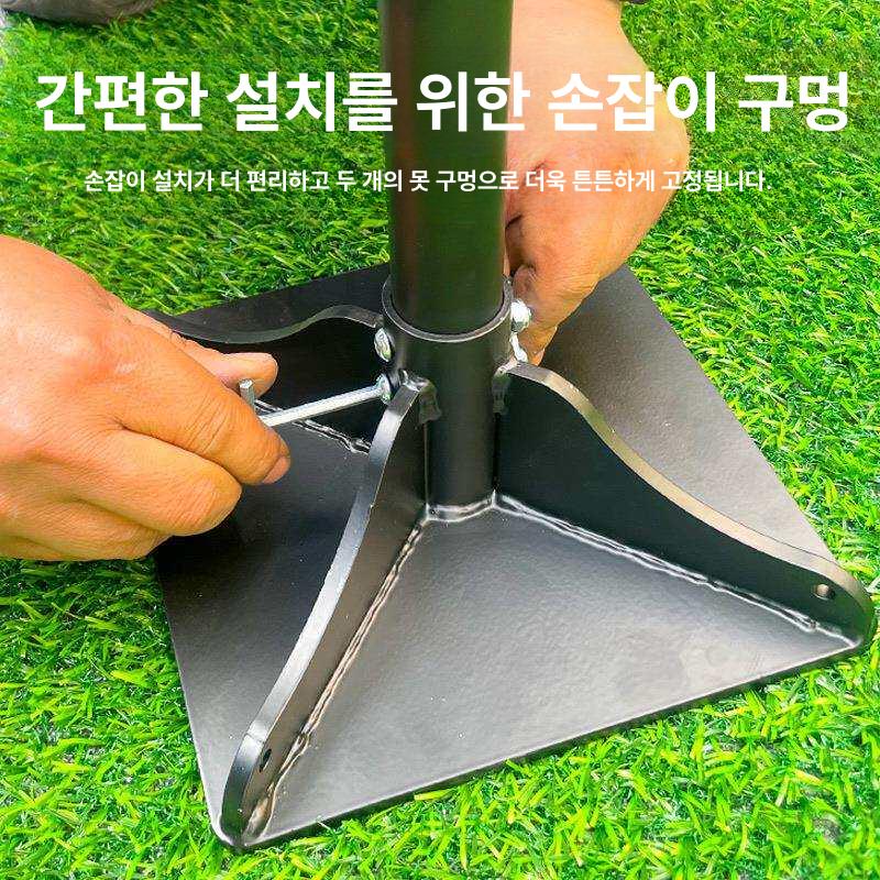평지 땅다짐기 장비 농업용 손잡이 콤팩타 콤팩터 도구 작업 기계 농기구 토양압축 - 상세 이미지 4
