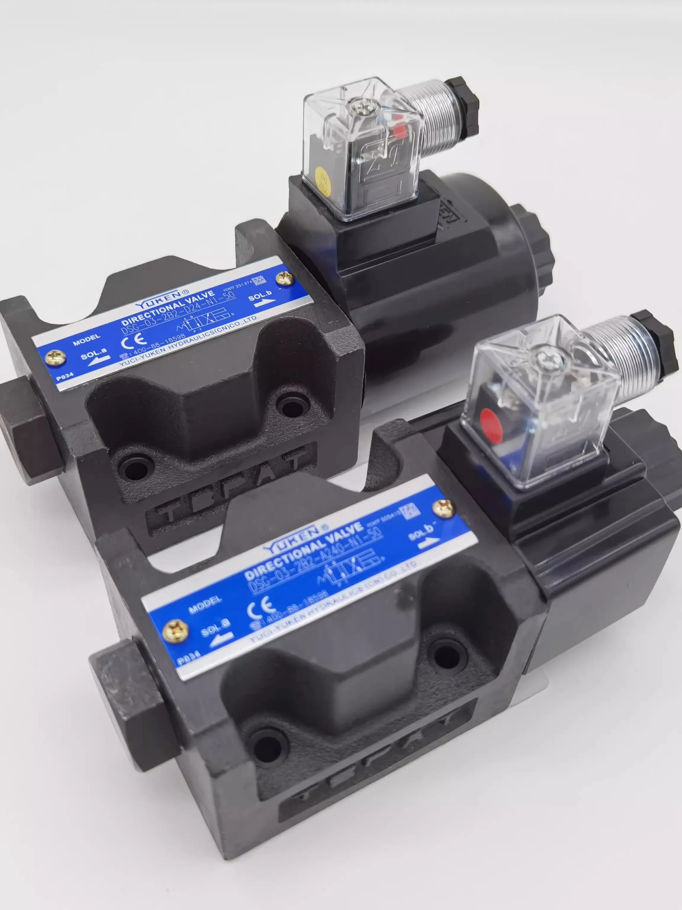 YUKEN DSG-03-2B2-A240-N1-50 방향 밸브 유압 DSG-03-2B2-D24-N1-50
