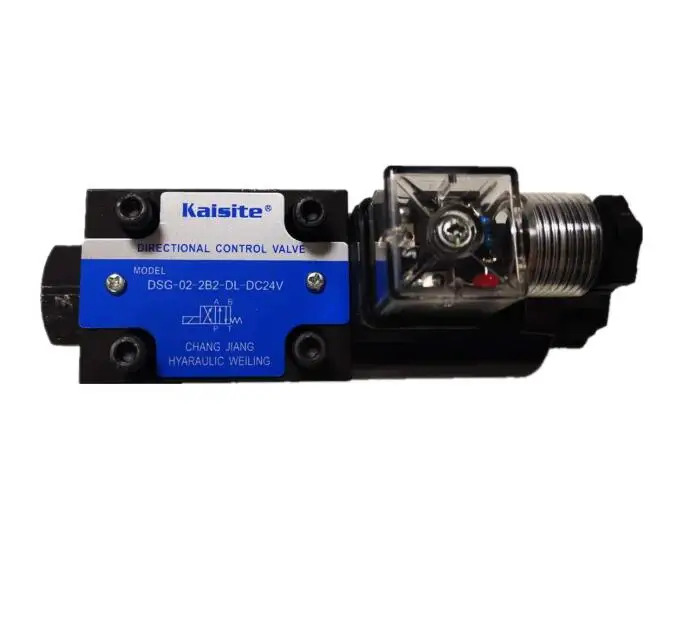 Kaisite 유압 솔레노이드 밸브 방향 제어 모델 DSG-02-2B2-DL-D C24V 창 장 히알루릭
