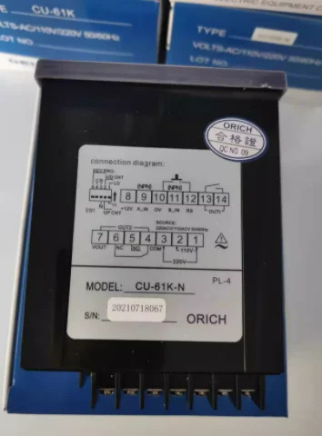 ORICH 타코미터 CU-61K-N CU-61K/62K/63K-N CA-61K/62K-N RLU-40-N VU-T40 공급 장치