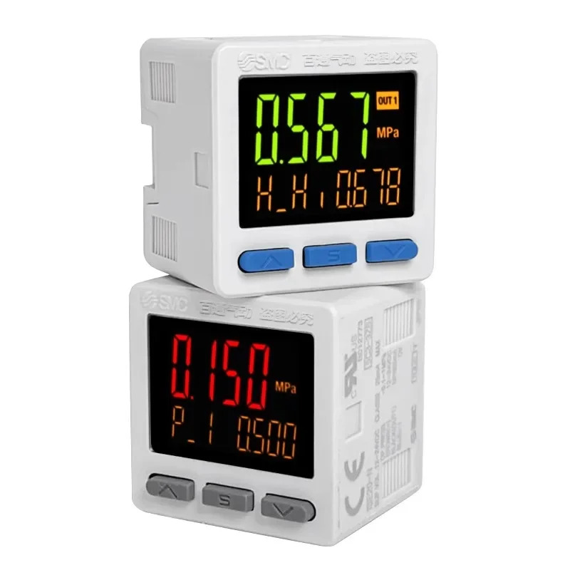 SMC 디지털 디스플레이 압력 스위치 ZSE/ISE20-N-P-M5-L/ISE20A-R/S/T/V/X/Y-M5-J1PCS