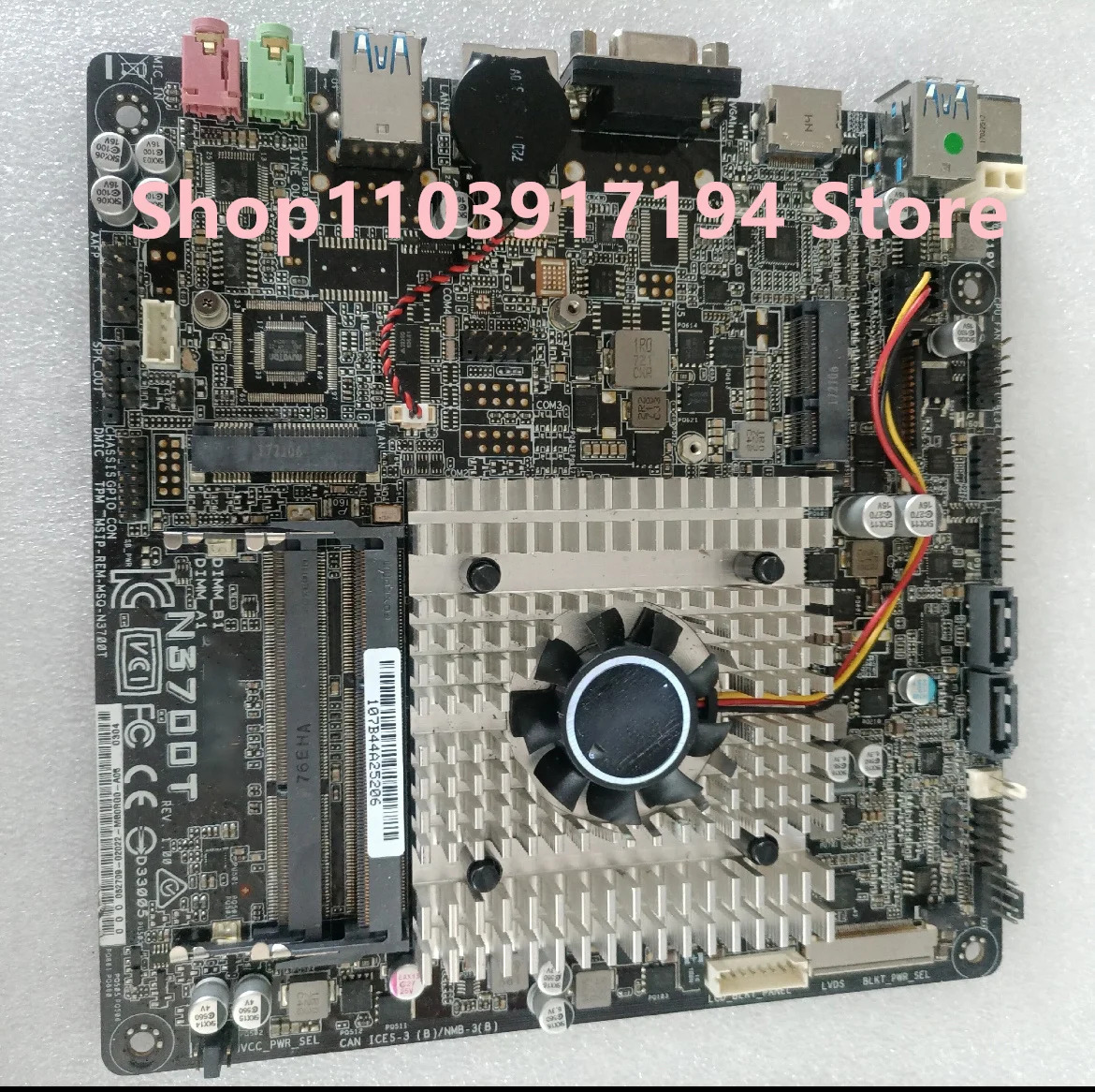 ASUS호환 N3700T Itx 소형 보드 17x17 메보드