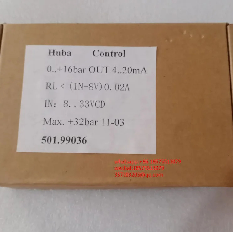HUBA 501.99036 압력센서 501 시리즈용신