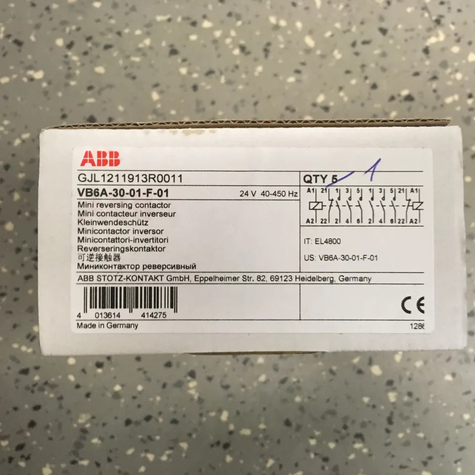 오리지널 ABB 릴레이 VB6A-30-10-F/VB7A-30-10-F 신