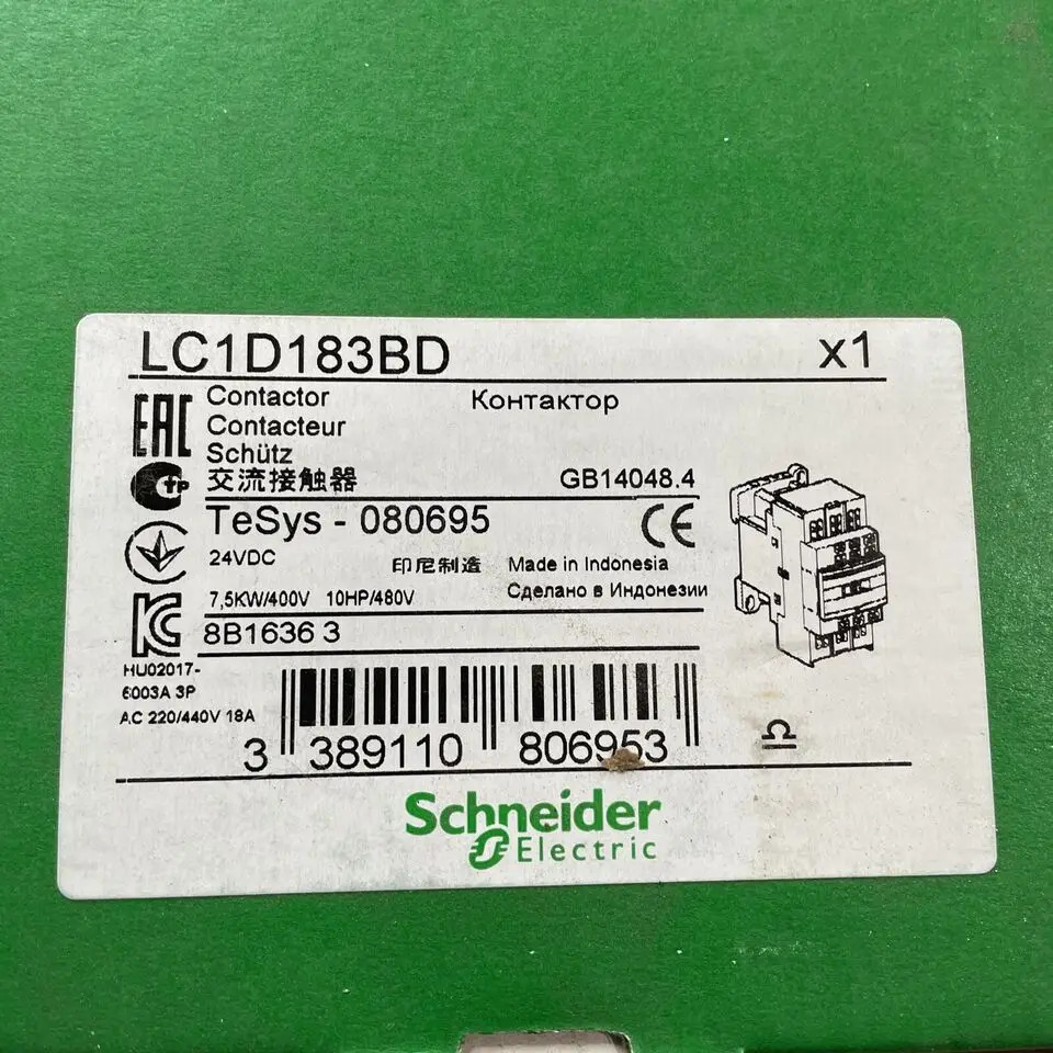 슈나이더 LC1D183BD NIB