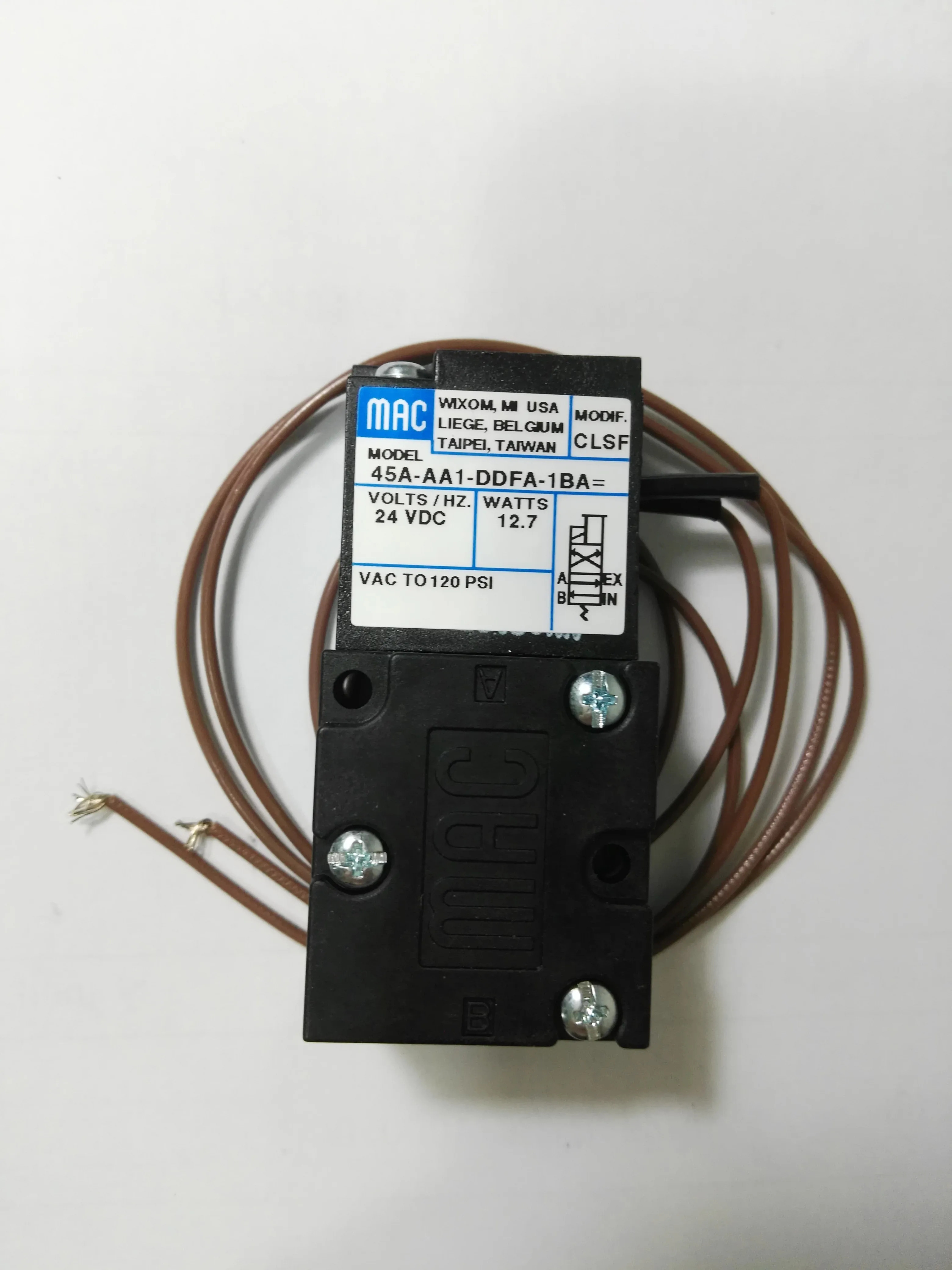 45A-AA1-DABA-1BA MAC 고주파 공압 솔레노이드 밸브 45A-AA1-DDAA-1BA 45A-AA1-DAAA-1BA 45A-AA1-DDFA-1BA CLSF