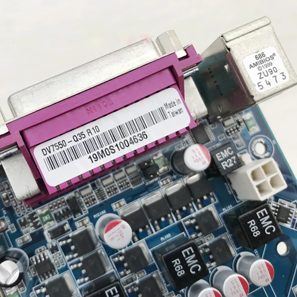 산업컴퓨터 장비 마더보드 DV7550-Q35 R10 듀얼 네트워크 포트 5 PCI