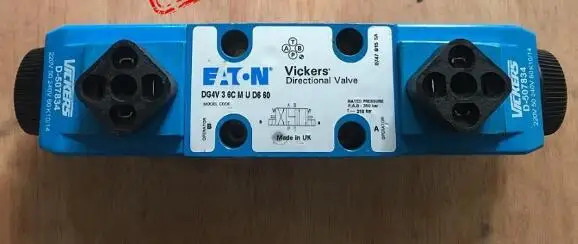 ETN Vickers 지향성 밸브 DG4V-3-6C-M-U-D6-60 DG4V36CMUD660 코일 D-507834 220V 50 240V 60 VICKERS 유압