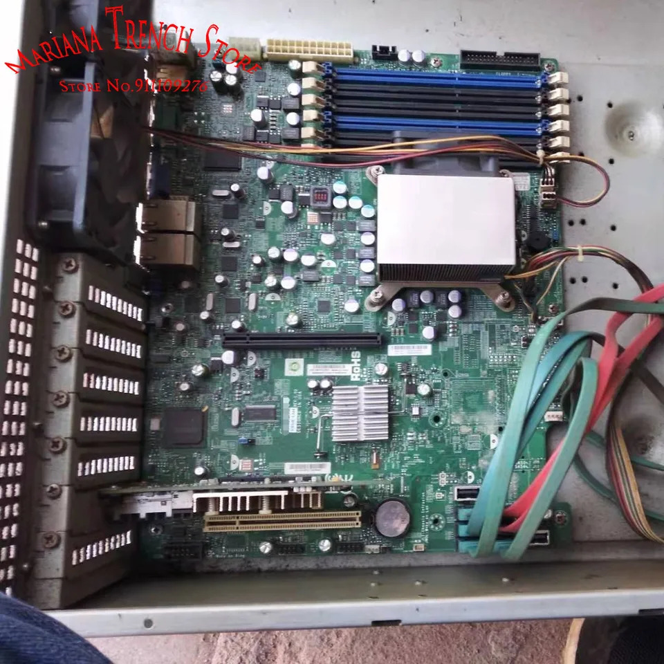 슈퍼마이크로 마더보드X8SIE-LN4 LGA1156 제온 X3400 L3400 시리즈 코어 i3 DDR3 쿼드 기가비트 이더넷 82574L