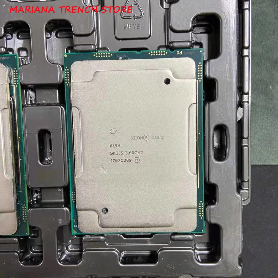 Xeon 확장 프로세서골드 6154 프로세서 18 코어 36 스레드 기본 주파수 3.00 GHz 터보 3.70