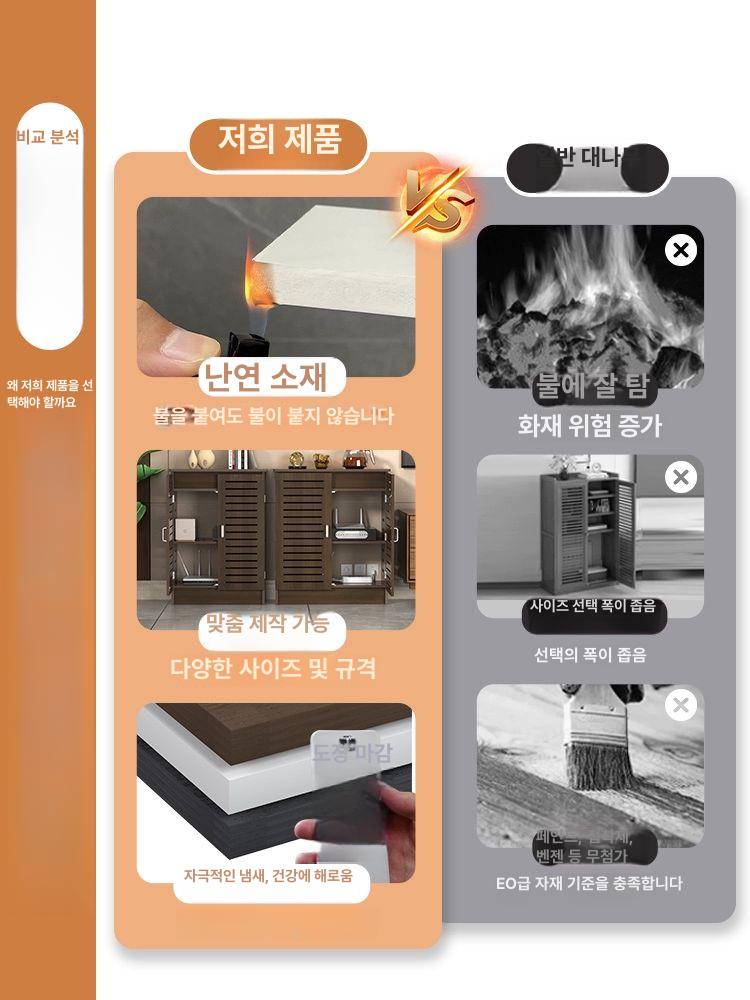 다용도 보관함 숨김 사각 수납 케이스 상자 정리용박스 - 상세 이미지 3