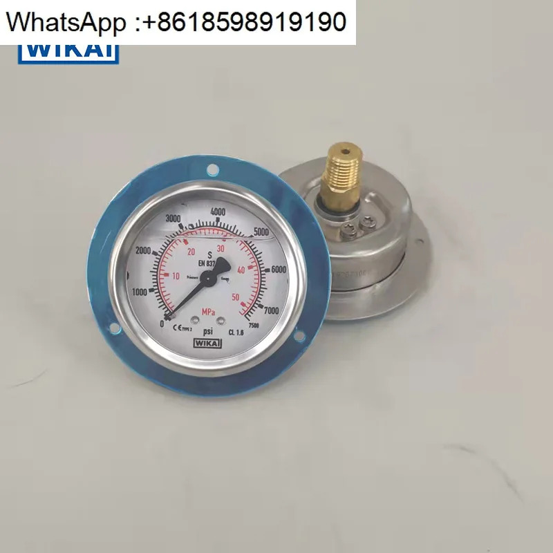 WIKA 압력 게이지 EN837-1 독일 오리지널 스테인레스 스틸 213.53.063축