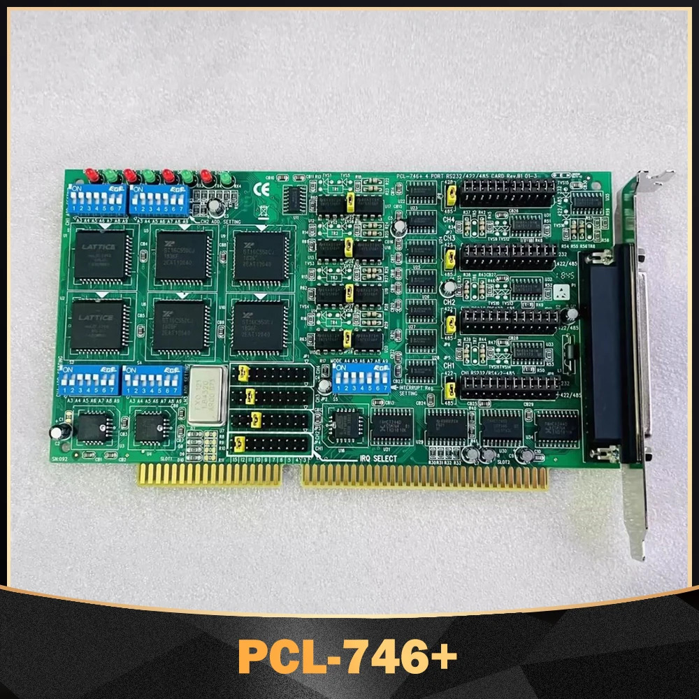어드밴텍 4포트 RS-232/422/485 REV B1 캡처 카드 PCL-746새