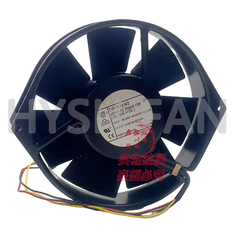 오리지널 TYP 방열 냉각팬 7118N 2 15038 48V 12W 신