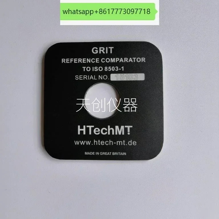 Gaoke SP125-G 거칠기 비교 플레이트 GRIT 샌드블라스팅 샘플 Elcometer E125-1