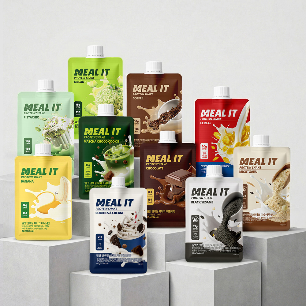 밀잇 식단관리 단백질 쉐이크 포켓형 말차초코쿠키, 40g, 7개 - 상세 이미지 3