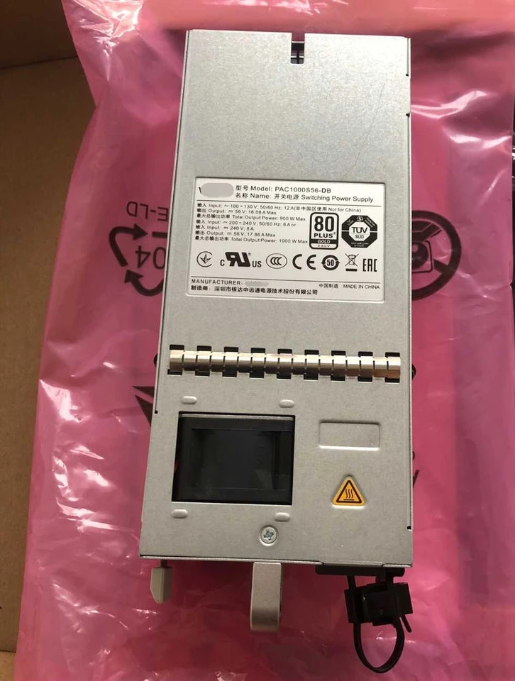 화웨이호환 S200 S1700 S5700 시리즈 스위치PAC1000S56-DB 1000W AC PoE 전원 모듈