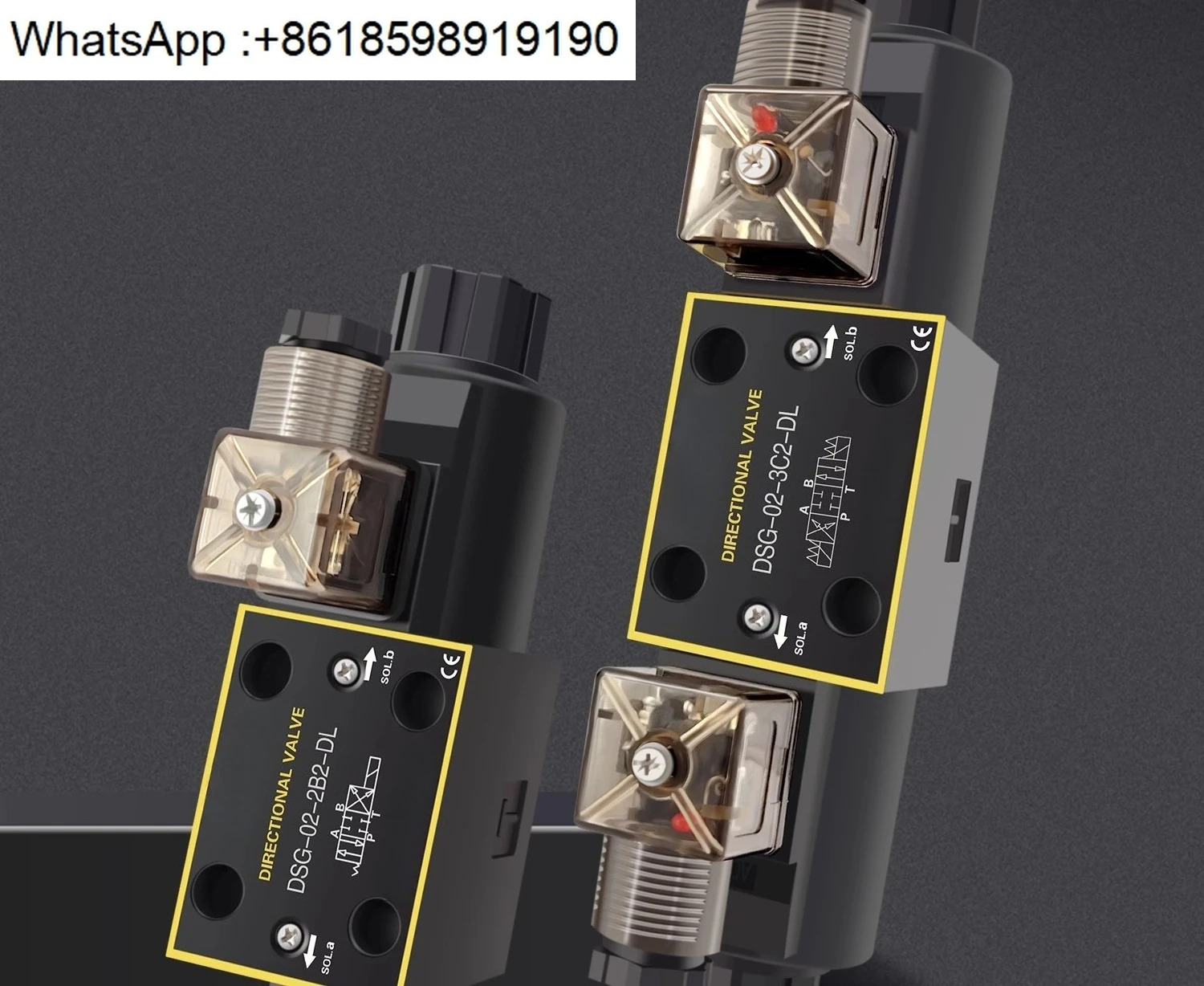 유압 솔레노이드 밸브 DSG-02-3C2/3C4/3C6-DL24/220 DSG-02-2B2 방향