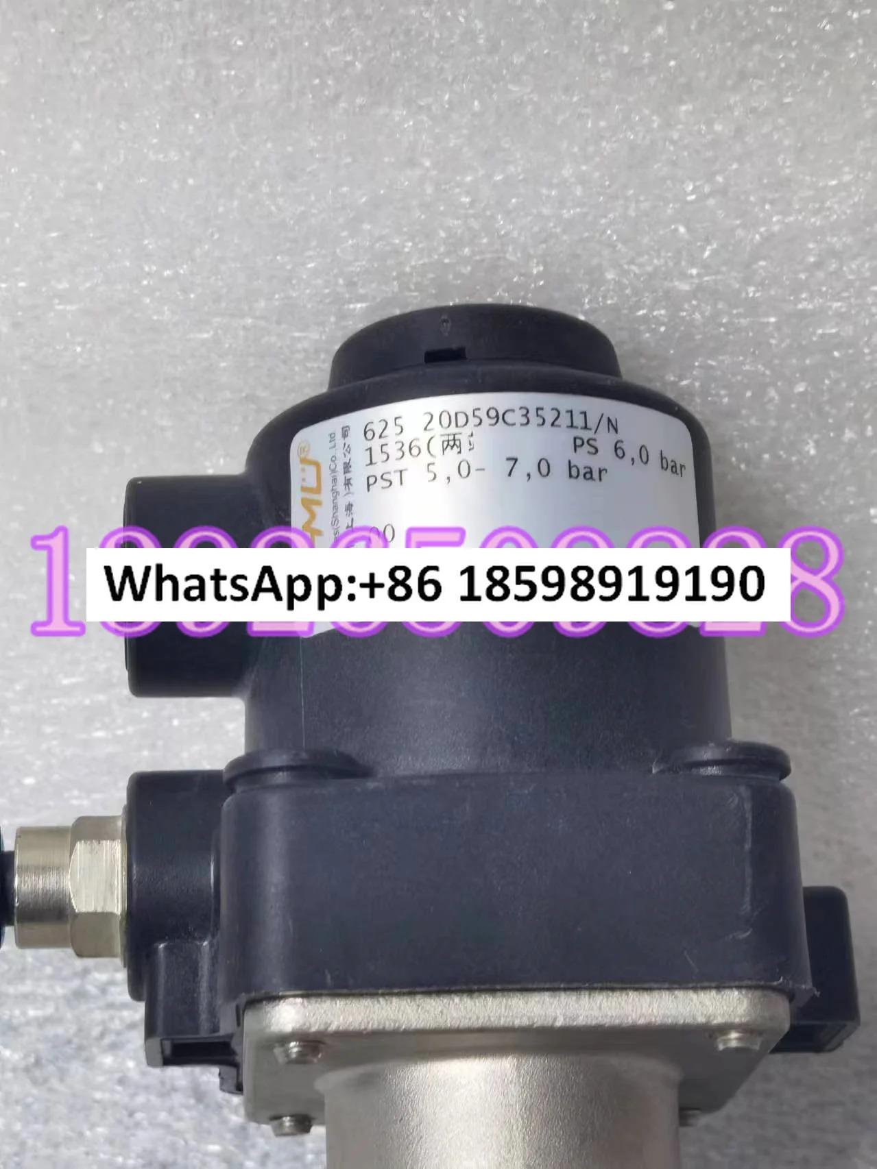 독일 GEMU625 20D59C35211/N 1536 공압 다이어프램 밸브 포장