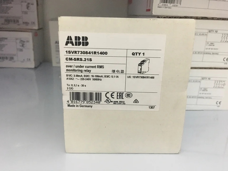 ABB 오리지널 모니터링 릴레이 CM-SRS.21S 220-240VAC 10081731